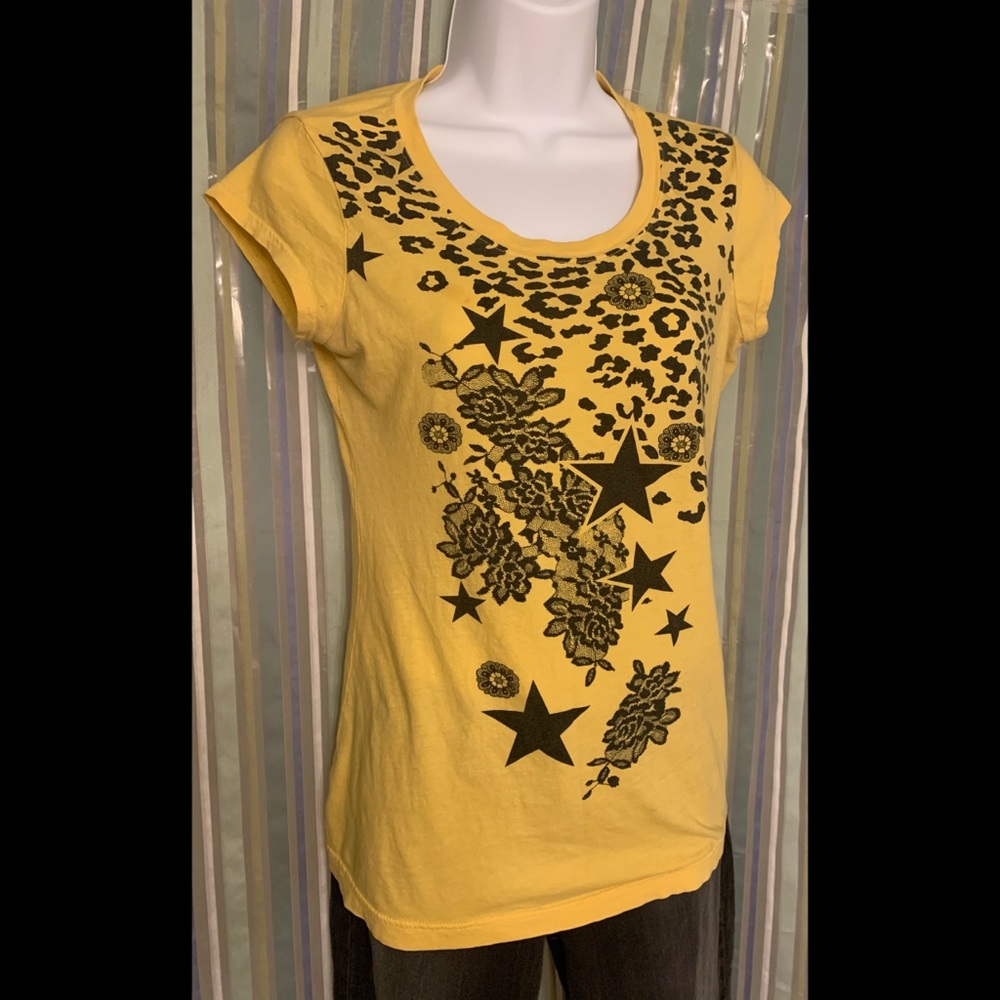 Scoop Neck Womans Tee - lace, star, animal designs